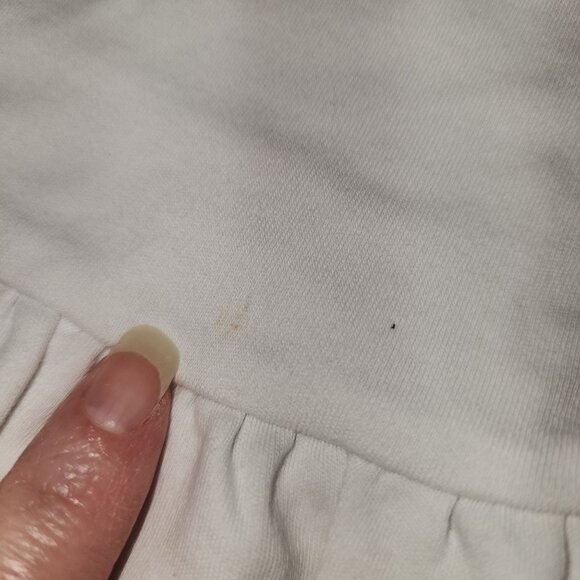 Girls BB Blanke Boutique "Ansley" Floral Embroidered Monogrammed Shirt Size 6 - Picture 3 of 4